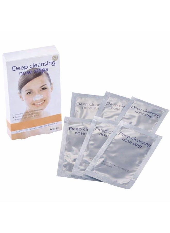 شرائط تنظيف عميق للأنف (6 شرائط) – لاصقات إزالة الشوائب – مشبك أنف عملي - Image 2